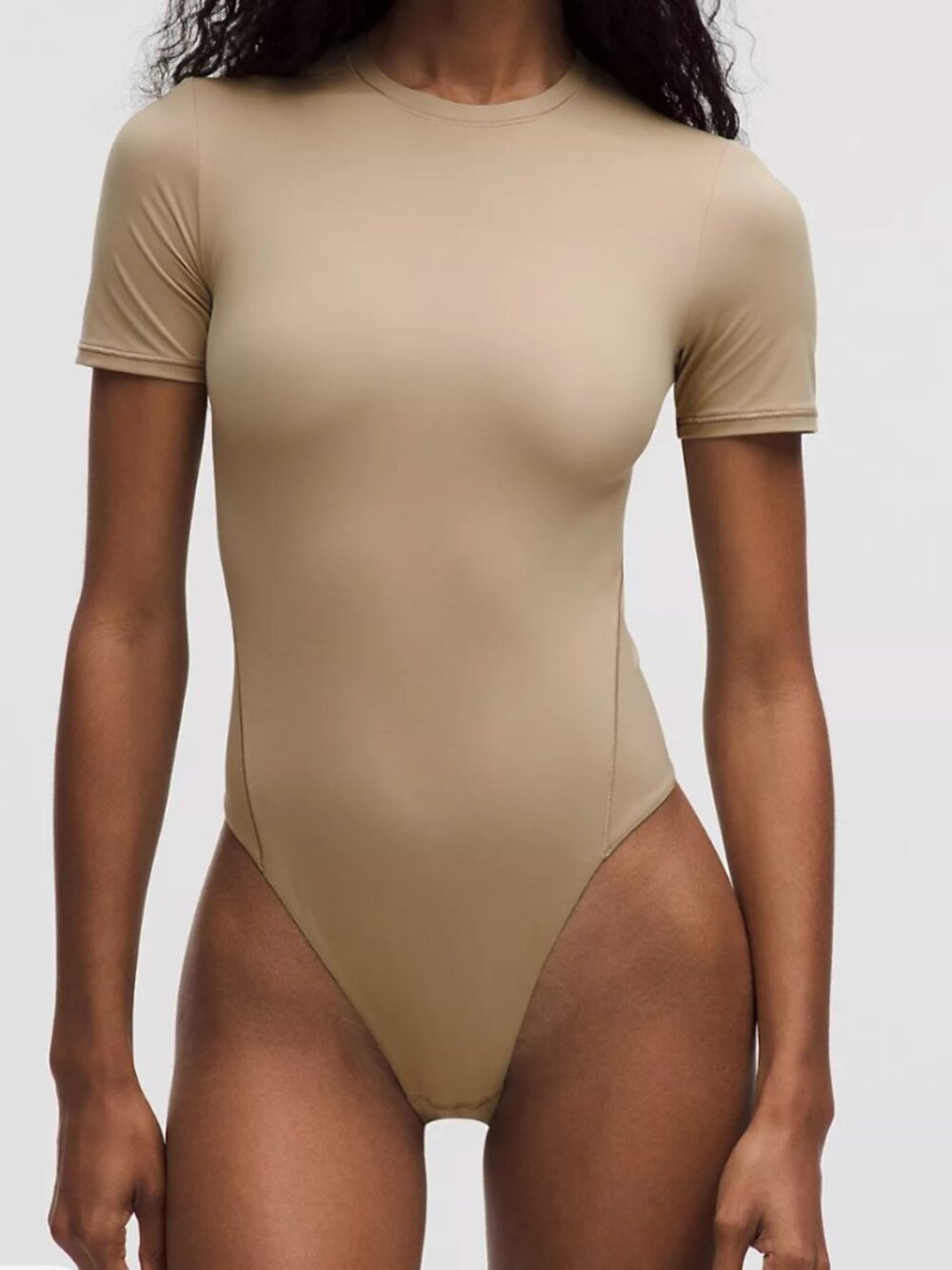 Wundermost Ultra-Soft Nulu Short-Sleeve Crew Thong Bodysuit. Size medium. NWOT.